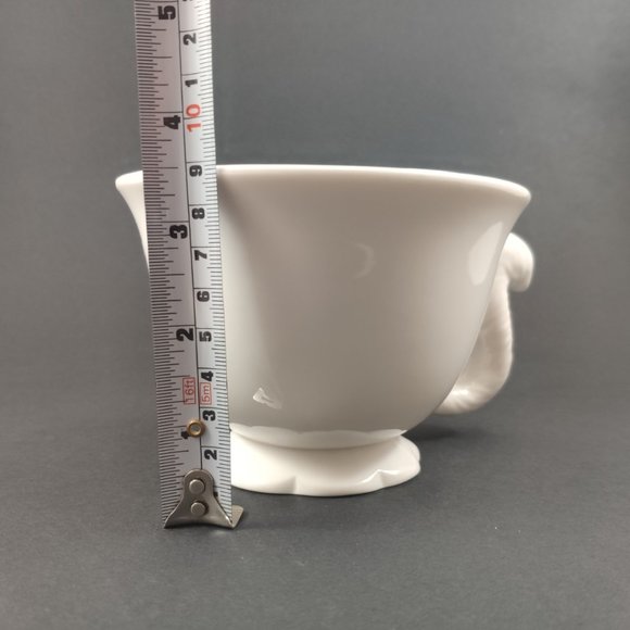 Hidden Mouse Mug IMM Living Ceramic Vintage White Cup Mug 3.5" signed - Picture 10 of 11